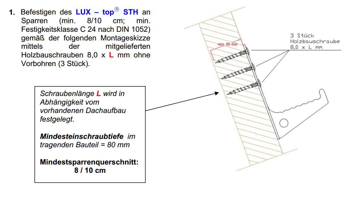 LUX-top® STH Turmtritt